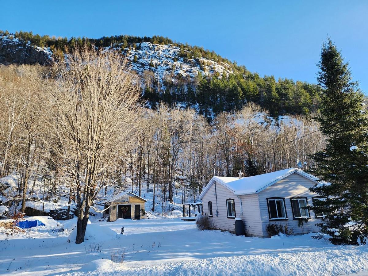 Chalet Falaise By Chalets Nabu Villa Saint-Alexis-des-Monts Bagian luar foto